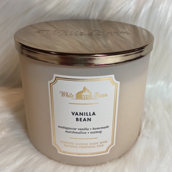 “VANILLA BEAN” fragrance, BBW / WB, 3-Wick Scented Candle, Box, NWTag on base - Picture 7 of 9